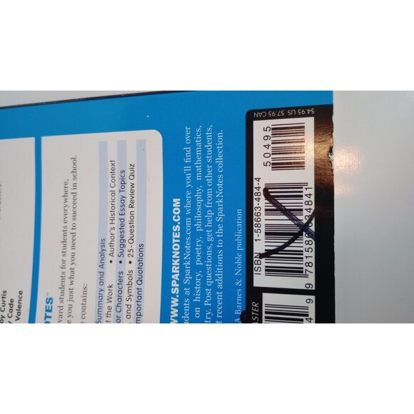 The Outsiders [SparkNotes Literature Guide] [SparkNotes Literature Guide Series] - Picture 3 of 6